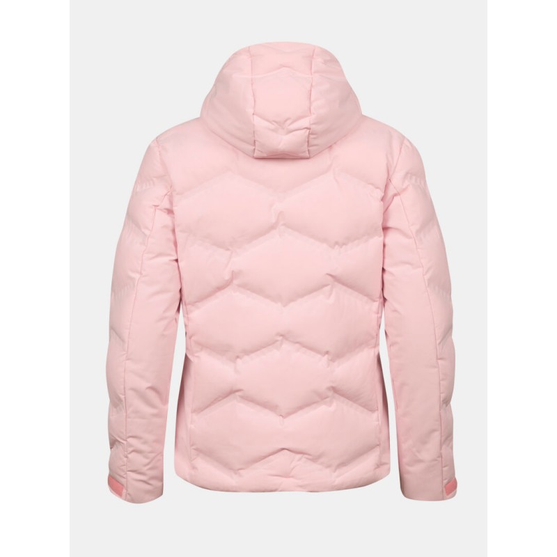 Topla in elegantna ženska smučarska puhovka Halti Nordic Black – brezšivna Microtherm® Arcty izolacija, vodoodporen material X-Welded in okolju prijazna izdelava. Idealna za hladne zimske dni in aktivno smučanje.