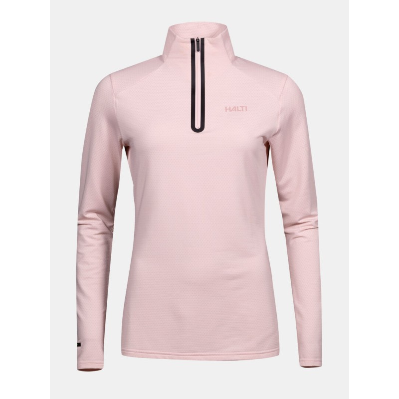 Odkrij udobje in tehnično zmogljivost z smučarskim pulijem Halti Jaako Pink. Lahka termo majica iz recikliranih materialov nudi popolno ravnovesje med toploto, zračnostjo in svobodo gibanja – idealna za smučanje, pohode in preživljanje prostega časa.