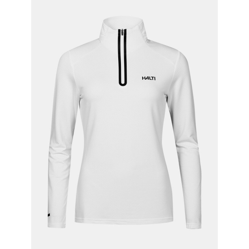 Odkrij udobje in tehnično zmogljivost z smučarskim pulijem Halti Jaako White. Lahka termo majica iz recikliranih materialov nudi popolno ravnovesje med toploto, zračnostjo in svobodo gibanja – idealna za smučanje, pohode in preživljanje prostega časa.