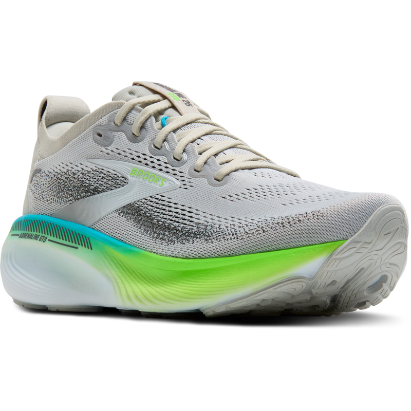 BROOKS Adrenaline GTS 25 nudijo vrhunsko stabilnost, mehko DNA LOFT v3 blaženje in podporo GuideRails™. Idealne moške tekaške superge za zanesljiv in udoben tek na asfaltu.
