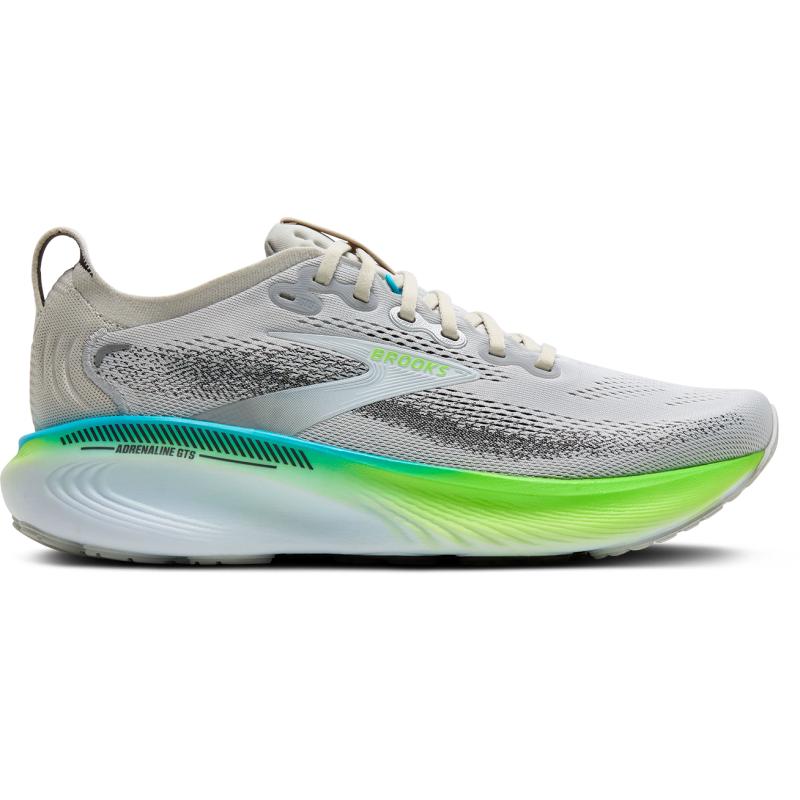 BROOKS Adrenaline GTS 25 nudijo vrhunsko stabilnost, mehko DNA LOFT v3 blaženje in podporo GuideRails™. Idealne moške tekaške superge za zanesljiv in udoben tek na asfaltu.