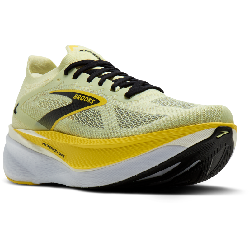 BROOKS Hyperion Max 3 so lahke in odzivne moške tekaške superge z DNA GOLD in DNA FLASH v2 blaženjem ter SpeedVault ploščo. Idealne za tempo teke, intervale in hitre treninge.