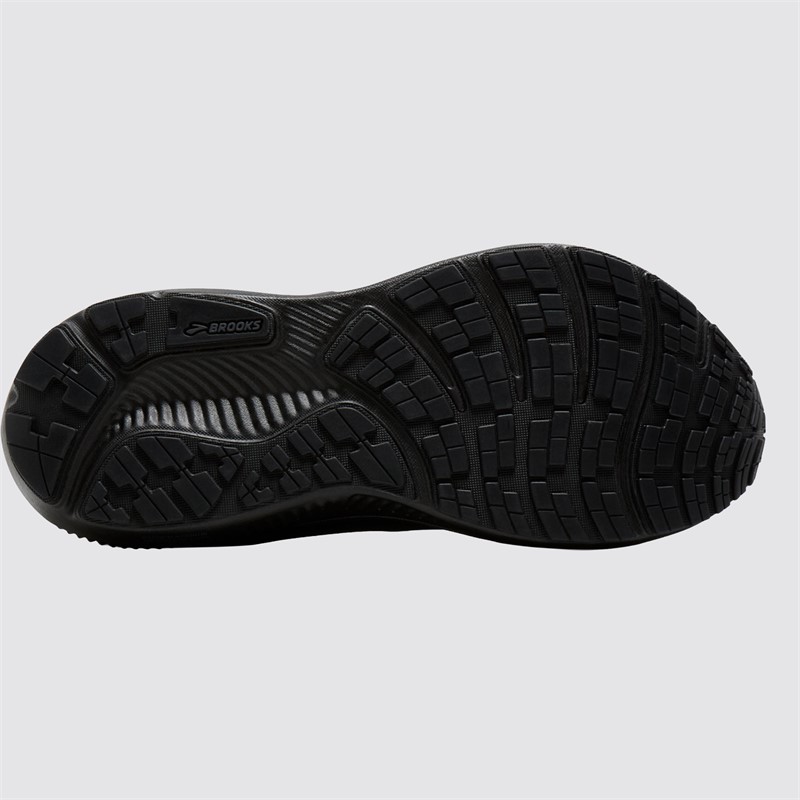 Vodoodporne moške cestne tekaške superge Brooks Ghost 18 GTX z membrano GORE‑TEX Invisible Fit, mehkim blaženjem DNA LOFT v3 in podplatom RoadTack za tek v dežju.
