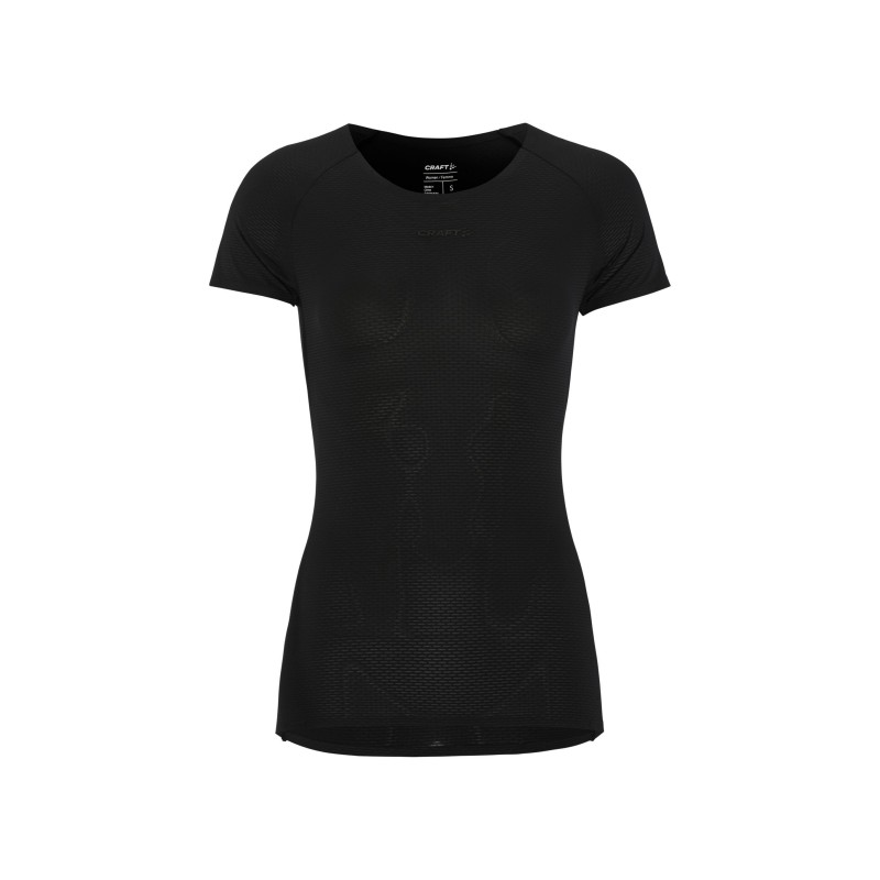 Ultra lahka ženska športna majica CRAFT za tek in trening. Mrežast material, hitro sušenje in maksimalna zračnost. Na voljo v AS Sport Outlet.