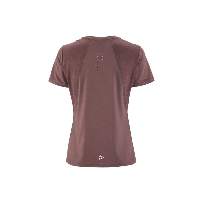 Kakovostna ženska športna majica CRAFT za tek, fitness in trening. Zračna, hitro sušeča in udobna za aktivne. Na voljo v AS Sport Outlet.