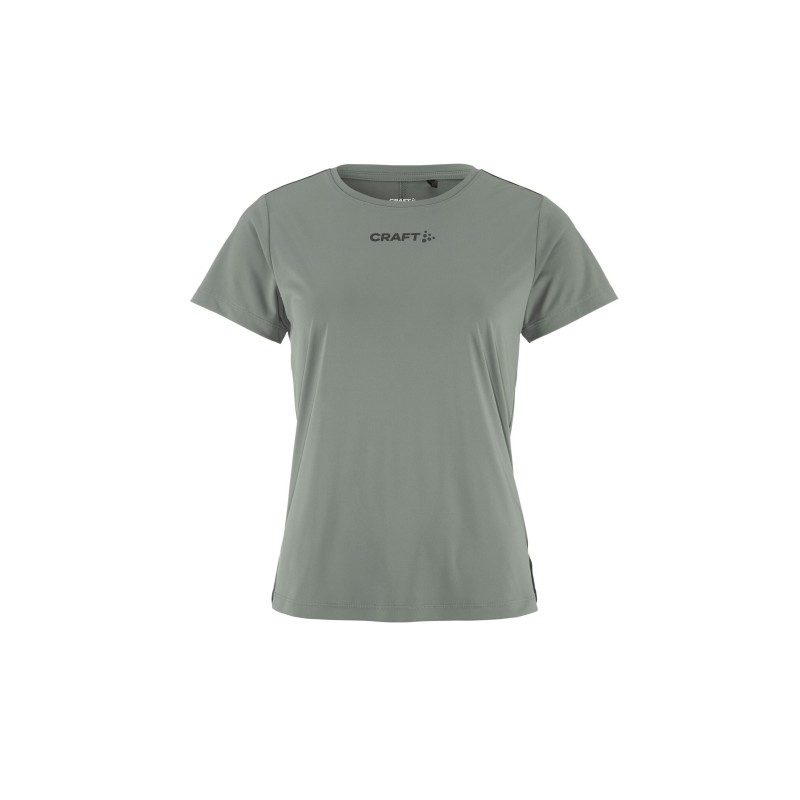 Udobna ženska športna majica CRAFT za tek, fitness in trening. Zračna, lahka in hitro sušeča. Idealna za šport. Na voljo v AS Sport Outlet.