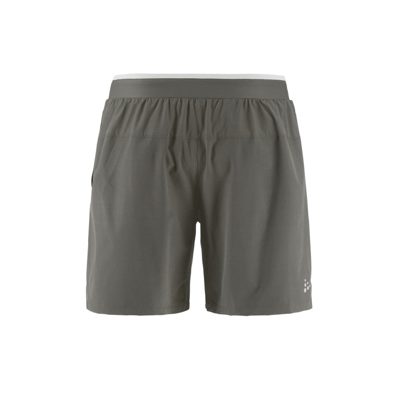 Funkcionalne moške kratke hlače CRAFT 2v1 za tek in trening. Notranje pajkice, žep za telefon in odlično udobje. Na voljo v AS Sport Outlet.