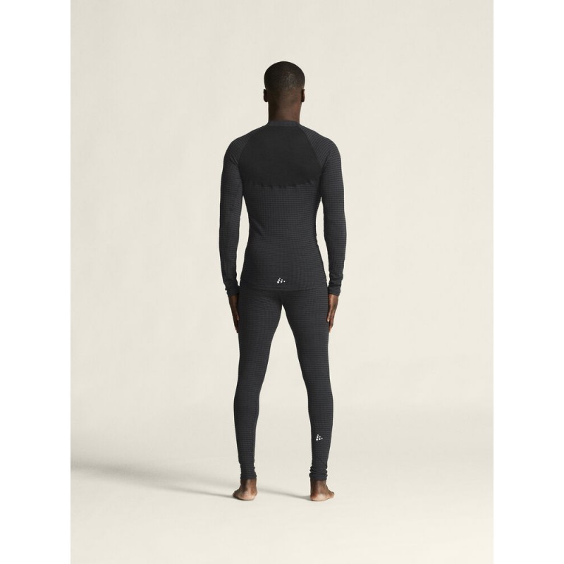 Moška termo majica CRAFT Wool Extreme X LS 2 združuje merino volno in napredno tehnologijo za toploto, suhost in udobje v mrazu. Idealna za tek na smučeh, zimski tek in pohodništvo.