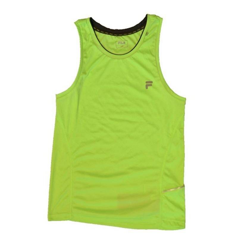 Men's sleeveless shirt FILA GREEN combines comfort and style, suitable for both everyday wear and sports activities.