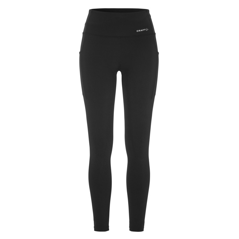 Udobne ženske dolge pajkice CRAFT za tek, fitness in trening. Elastične, neprosojne in z visokim pasom. Popolna izbira za šport. Na voljo v AS Sport Outlet.