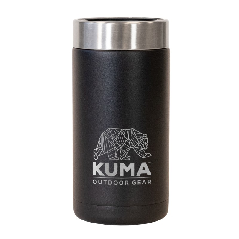 The KUMA can holder in black is excellent for keeping drinks cold. Useful as a drink cup, ideal for picnics, sports events, and leisure time.