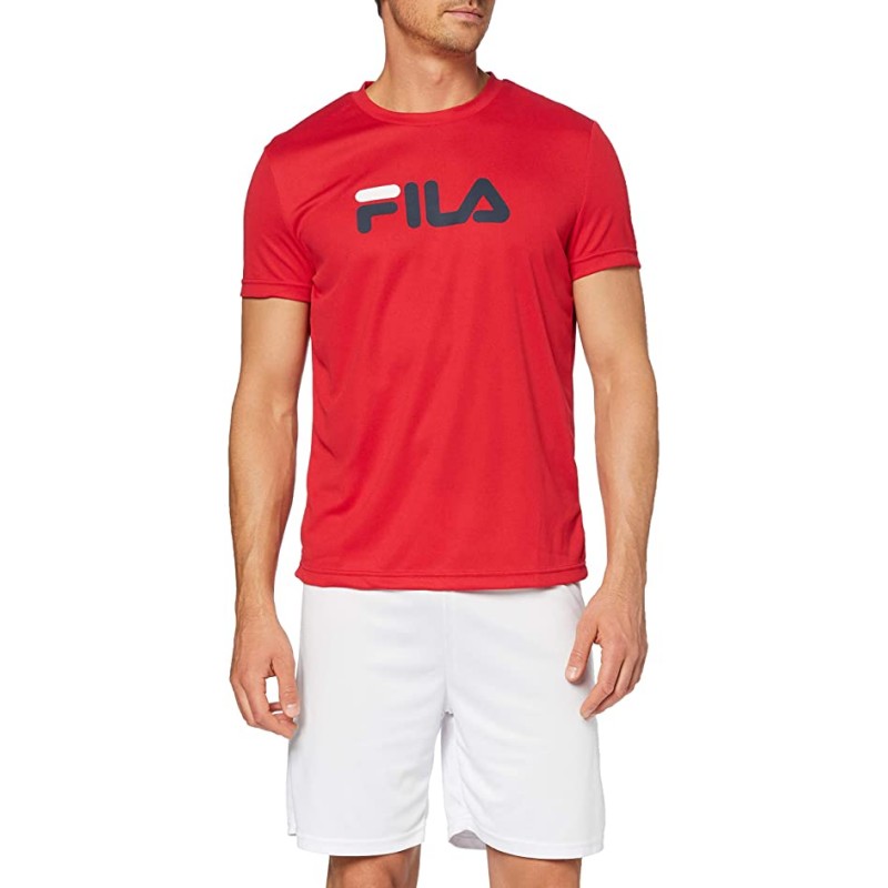 Moška športna majica FILA LOGO namenjena igranju tenisa in drugim športnim aktivnostim.