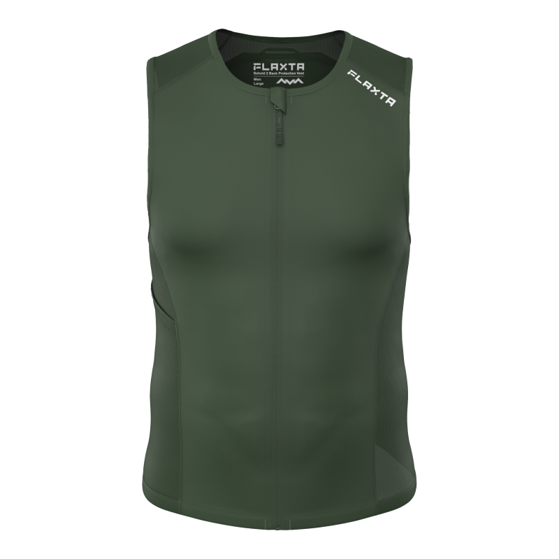 Moška zaščita za hrbet FLAXTA Behold 2 nudi vrhunsko varnost, udobje in zračnost z inovativnim AVA sistemom. Certificirano po EN1621-2.