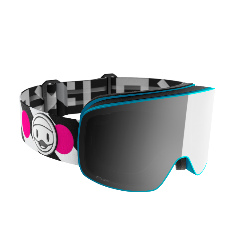 Odkrijte udobna in varna otroška smučarska očala FLAXTA Prime Jr. z brezokvirno zasnovo, Enlight lečami in antifog zaščito. Idealna za hitre in varne smučarske užitke!