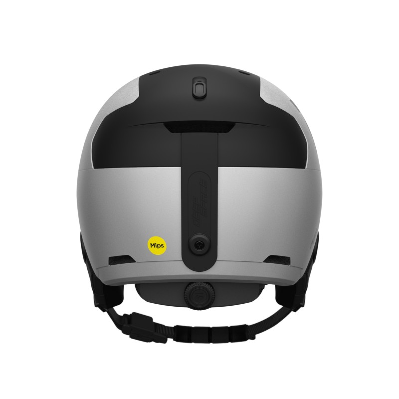 FLAXTA Deep Space MIPS srebrna – lahka, topla in izjemno varna smučarska čelada z MIPS tehnologijo, Primaloft izolacijo, nastavljivim prezračevanjem in FoamFit prileganjem. Idealna za vse, ki iščejo maksimalno zaščito in udobje na snegu.