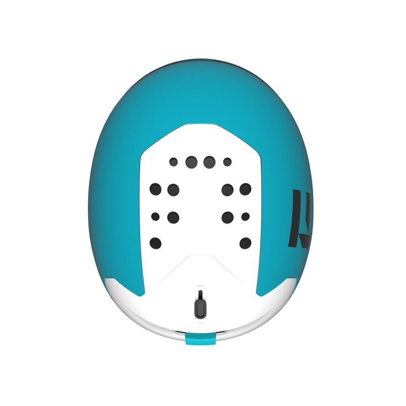 Flaxta Deep Space Junior modra – varna, lahka otroška smučarska čelada z MIPS zaščito, recikliranim EPS jedrom, magnetno zaponko in nastavljivim prezračevanjem.