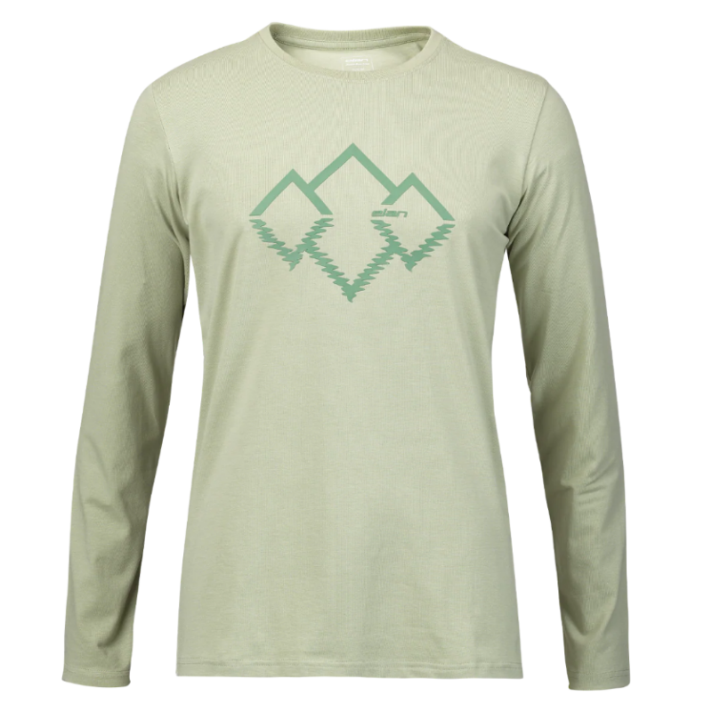 Udobna moška majica ELAN z dolgimi rokavi iz organskega bombaža. Odlična za prosti čas in outdoor aktivnosti. Na voljo v AS Sport Outlet.