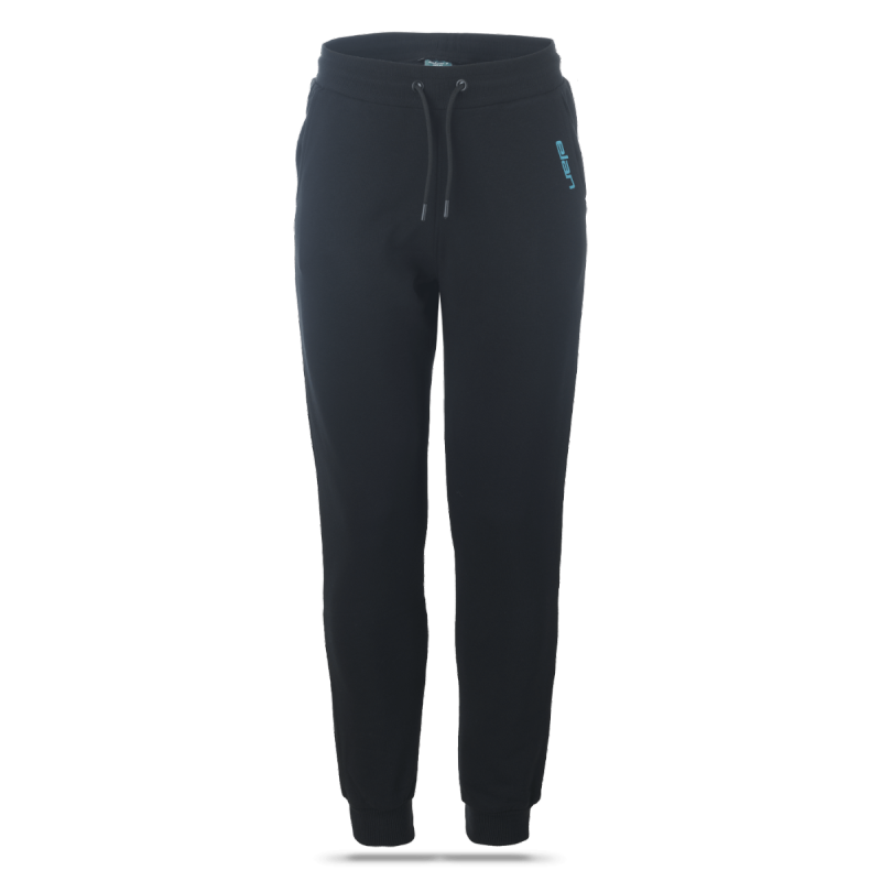 The Elan Lifestyle Logo Black men's tracksuit bottoms are made from high-quality materials that combine comfort and durability. They consist of a blend of 70% organic cotton and 30% polyester, ensuring softness, breathability, and durability.