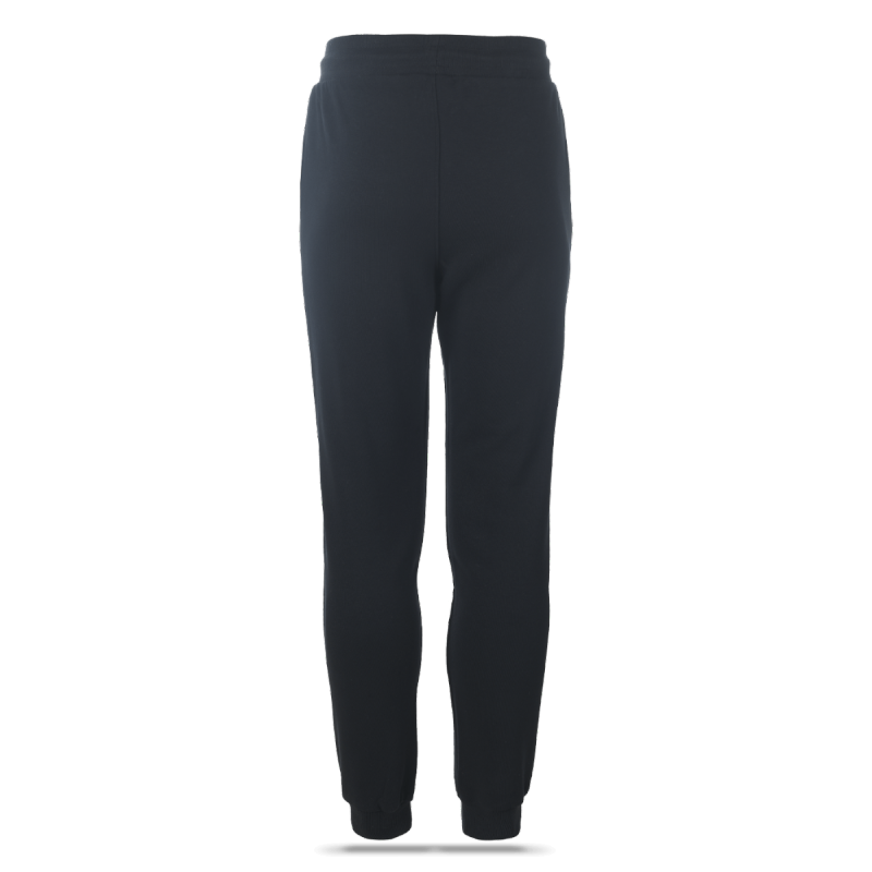 The Elan Lifestyle Logo Black men's tracksuit bottoms are made from high-quality materials that combine comfort and durability. They consist of a blend of 70% organic cotton and 30% polyester, ensuring softness, breathability, and durability.