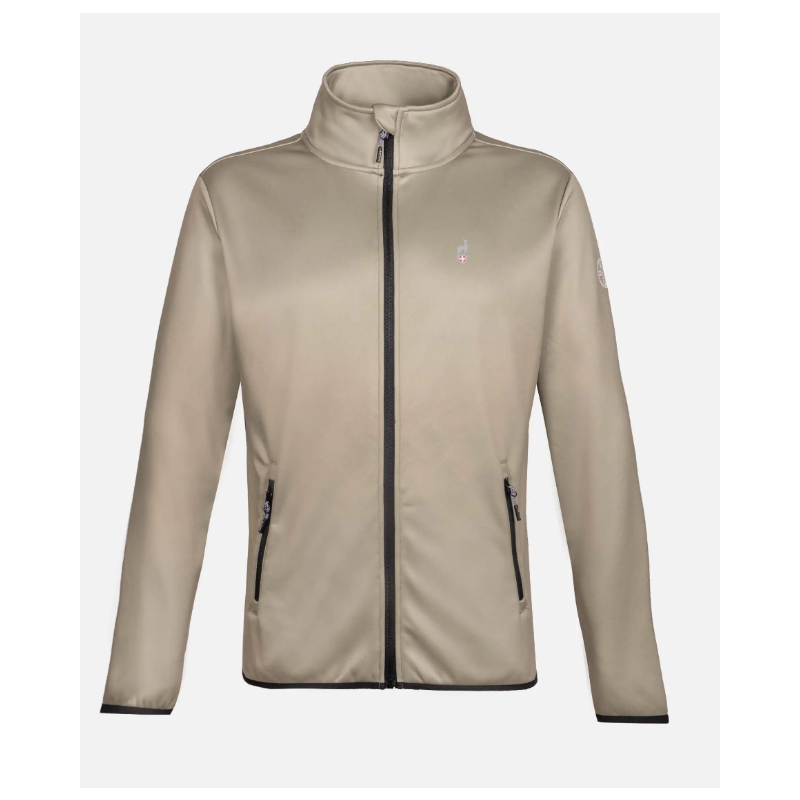 Lahka moška flis jopica AULP Verdi Light v kaki barvi. Udobna, zračna in vsestranska – idealna za pohodništvo, šport in prosti čas. Kakovost AULP pri AS Sport Outlet.