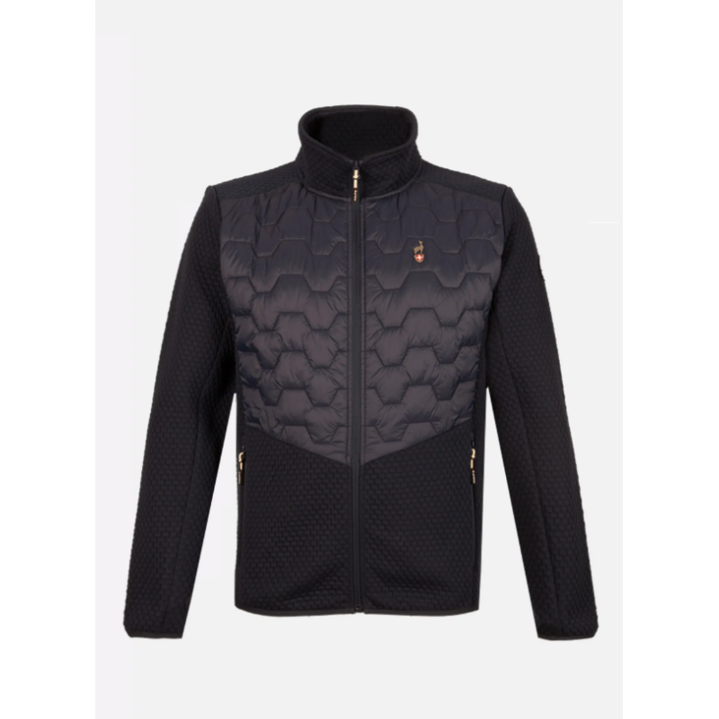 Odkrij moško hibridno jopico AULP CHAUN NAVY – izjemno lahko, elastično in vodoodbojno jopico, popolno za pohodništvo in mestne dni. Mehka French terry tkanina, sodoben kroj in priročni žepi na zadrgo. Udobje in zaščita v enem kosu! 