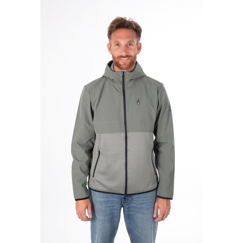 Odkrijte moško hibridno jopico AULP CHUCK BARK – izjemno lahko, raztegljivo in zračno jopico, idealno za športne aktivnosti in vsakodnevno nošenje. Popolna kot srednji sloj ali samostojen kos. Ugodna cena v AS Sport Outlet!