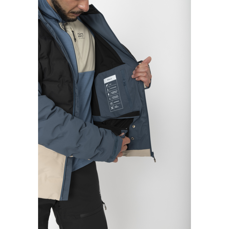 Odkrij moško smučarsko jakno 2117 MALA z izolacijo ALTO Wool in membrano 15K/15K. Topla, vodoodporna in trajnostna izbira za zahtevne zimske razmere.