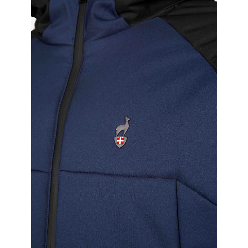 Moška smučarska jakna AULP SAMMY združuje učinkovito toplotno zaščito, zanesljivo zaščito pred vetrom in vlago ter eleganten športni dizajn. Snemljiva kapuca in Lycra manšete za udobno smučanje v vseh razmerah.