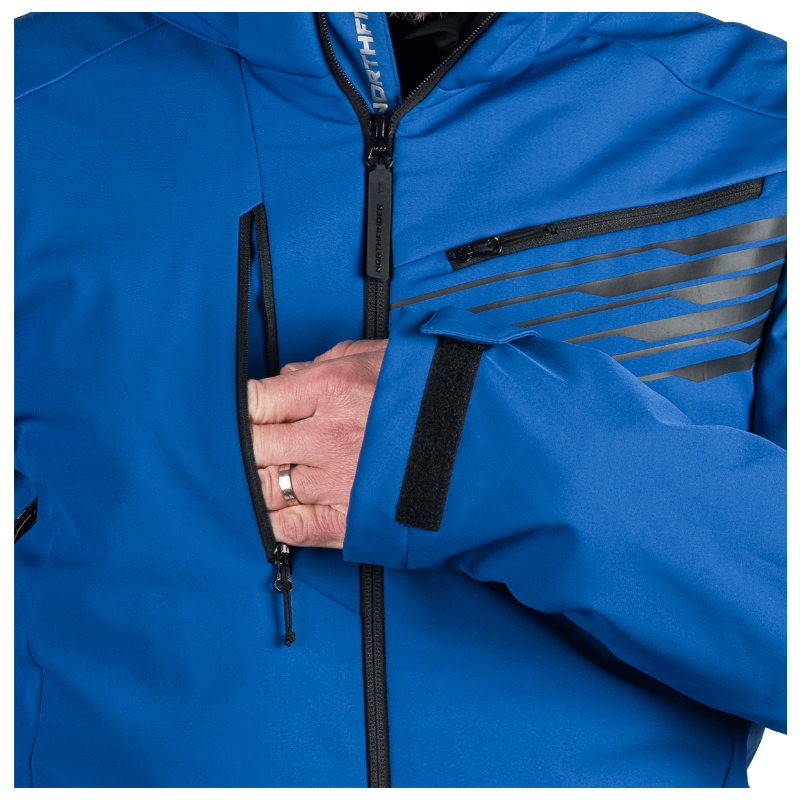 Moška smučarska jakna Northfinder Bartalan nudi vodni stolpec 10.000 mm, odlično toploto, zračnost in PFC-free zaščito. Popolna izbira za smučanje, turno smuko in hladne zimske dni. Najboljša kakovost po ugodni ceni — AS Sport Outlet.