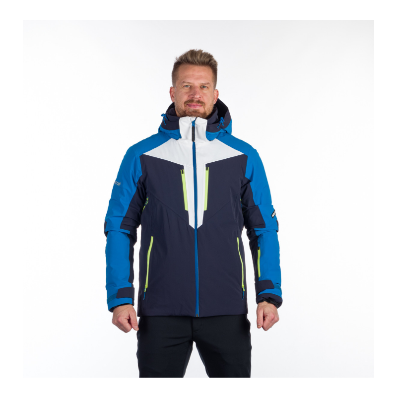 Moška smučarska jakna NORTHFINDER STEPHAN združuje 10K/10K vodoodporno zaščito, izolacijo PrimaLoft® Eco Black in RECCO® varnostni sistem. Popolna izbira za zahtevne smučarje, ki želijo toplino, udobje in varnost v vseh zimskih razmerah.