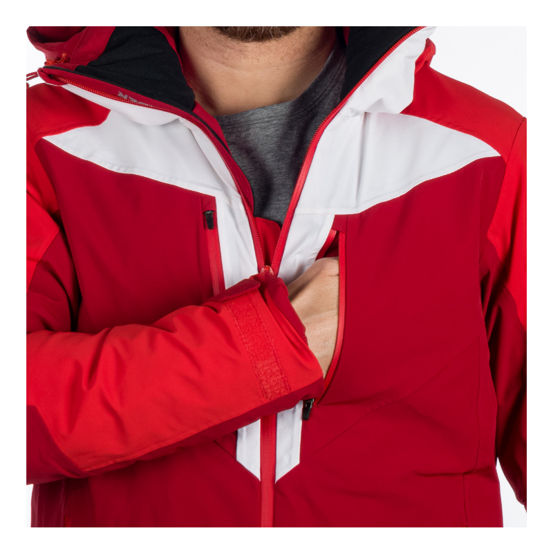 Moška smučarska jakna NORTHFINDER STEPHAN združuje 10K/10K vodoodporno zaščito, izolacijo PrimaLoft® Eco Black in RECCO® varnostni sistem. Popolna izbira za zahtevne smučarje, ki želijo toplino, udobje in varnost v vseh zimskih razmerah.