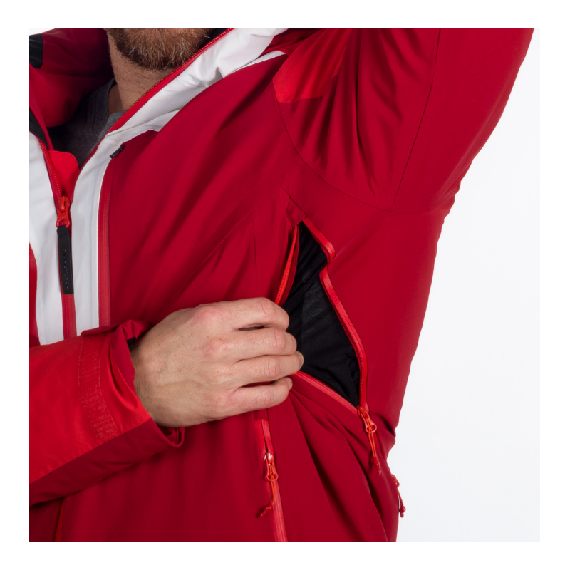 Moška smučarska jakna NORTHFINDER STEPHAN združuje 10K/10K vodoodporno zaščito, izolacijo PrimaLoft® Eco Black in RECCO® varnostni sistem. Popolna izbira za zahtevne smučarje, ki želijo toplino, udobje in varnost v vseh zimskih razmerah.