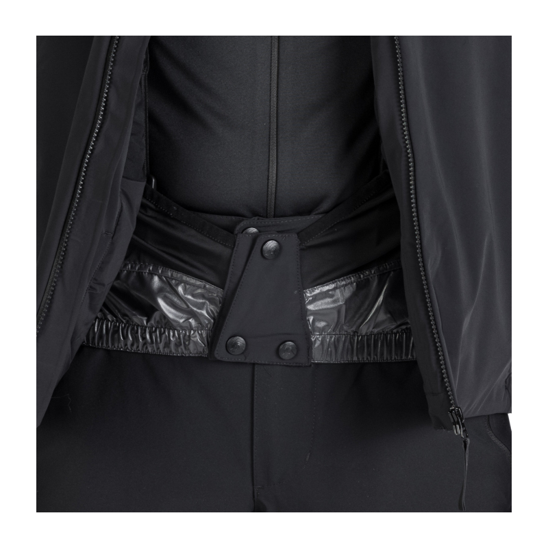 Moška smučarska jakna NORTHFINDER VALERIO ponuja 10K/10K vodoodporno zaščito, toplo izolacijo PrimaLoft® Eco Black in PFC-free obdelavo. Snežni pas, snemljiva 3D kapuca in vodoodporne YKK® zadrge za brezskrbne dni na snegu.