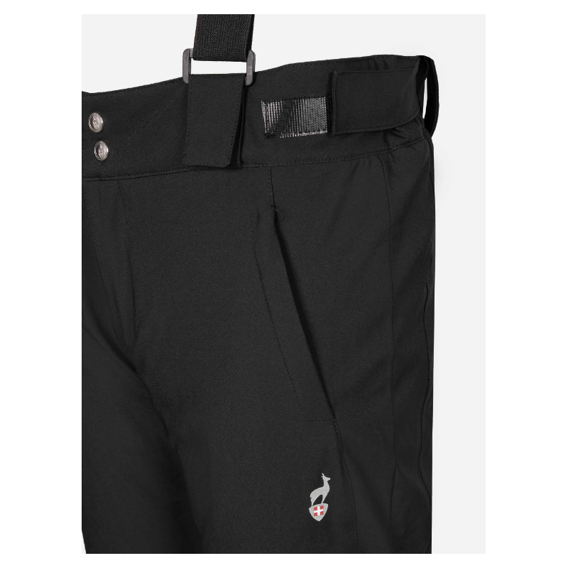 Moške smučarske hlače AULP VEPUR z vodoodporno membrano 10K/10K in odstranljivimi naramnicami nudijo toplino, udobje in popolno zaščito na snegu.