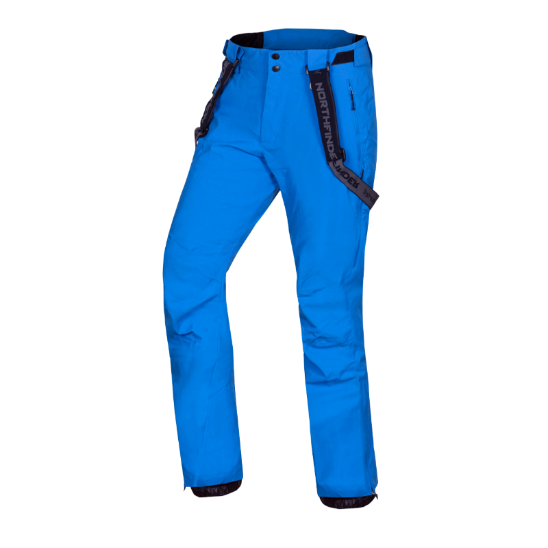 Moške smučarske hlače NORTHFINDER JACOBO nudijo 10.000 mm vodoodpornosti, zračnost 10K, kritično lepljene šive in PFC-free obdelavo. Z nastavljivim pasom, snemljivimi naramnicami in prezračevanjem so idealne za brezskrbno smučanje v vseh razmerah.