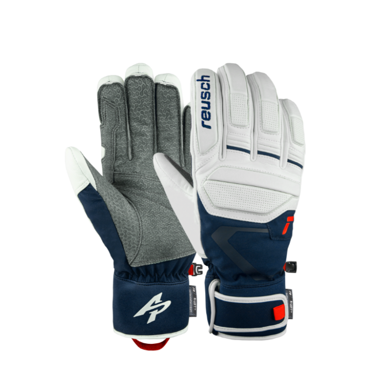 Odkrij izjemno zmogljivost in slog z moškimi smučarskimi rokavicami REUSCH ALEXIS PINTURAULT. Izdelane iz kozjega usnja z R-Loft™ izolacijo in SoftPlush podlogo nudijo toplino, oprijem in udobje profesionalne ravni.