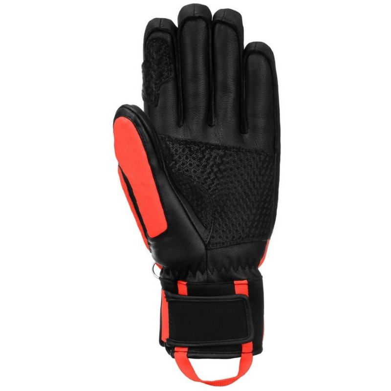 Reusch Worldcup Warrior SC – profesionalne moške smučarske rokavice z zaščito členkov, usnjenim oprijemom in PrimaLoft® Gold izolacijo. Popolne za ekstremno smučanje!