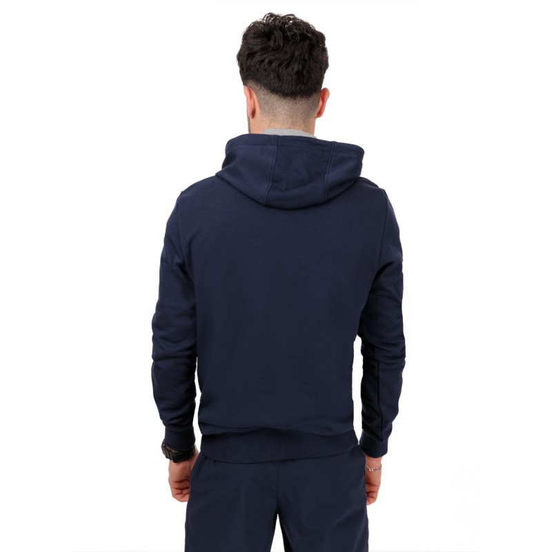 The FILA ROY men's hoodie with a smaller logo on the left side. This versatile hoodie is made from a combination of cotton and polyester and is extremely comfortable and pleasant to the touch.