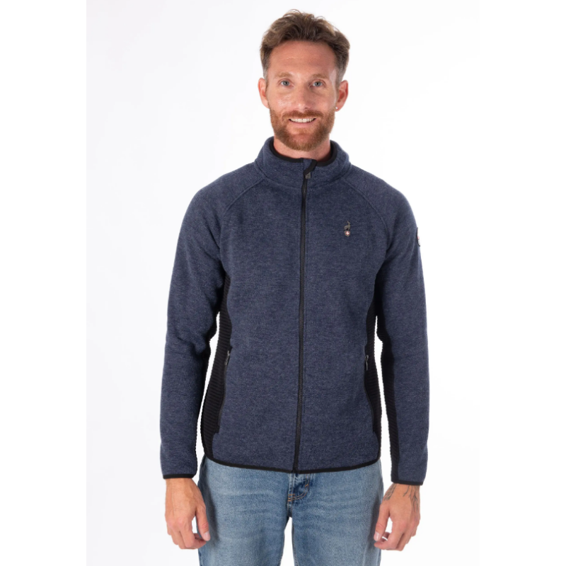 Topel in zračen moški midlayer AULP Ronal za smučanje, pohodništvo in outdoor aktivnosti. Lahek, raztegljiv in udoben srednji sloj. AS Sport Outlet.