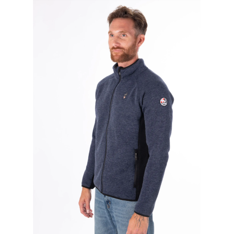 Topel in zračen moški midlayer AULP Ronal za smučanje, pohodništvo in outdoor aktivnosti. Lahek, raztegljiv in udoben srednji sloj. AS Sport Outlet.