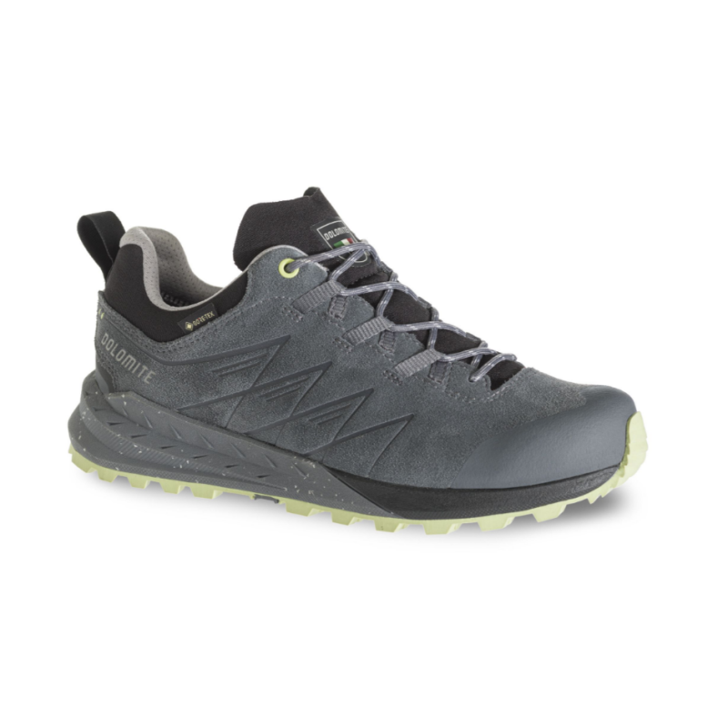 Moški pohodni čevlji DOLOMITE Croda Nera GTX z GORE-TEX membrano in Vibram® XS Trek podplatom. Lahki, zračni in nepremočljivi – idealni za pohodništvo in hitro hojo. AS Sport Outlet.