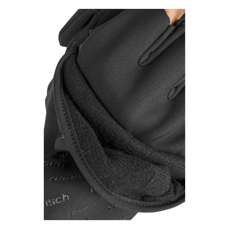Rokavice REUSCH DEXX Convertible so zasnovane za vse, ki iščejo popolno kombinacijo udobja, zaščite in vsestranskosti na smučanju ali drugih zimskih športih. Inovativna Convertible konstrukcija omogoča preprosto pretvorbo iz prstnih rokavic v mitten.