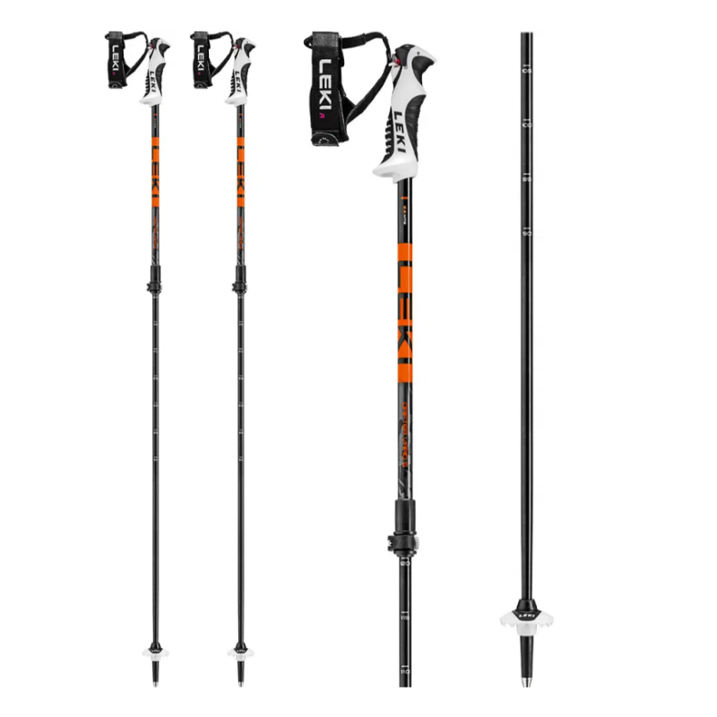Discover the LEKI Drifter Vario S — adjustable children's ski poles with the Trigger S safety system and Speed Lock Plus. Durable, lightweight, and tailored for growing children. The best choice for safe and comfortable skiing! AS Sport Outlet.
