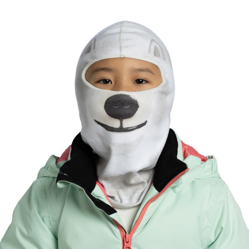 Topla in udobna otroška podkapa BUFF® Bear nudi zaščito glave, obraza in vratu. Idealna za smučanje, deskanje in zimske aktivnosti na prostem.