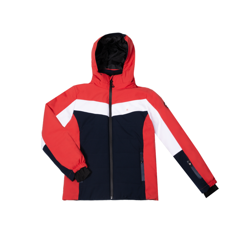 Odkrijte otroško smučarsko jakno AULP Chaka Flame Red – izredno lahko, zračno in vodoodporno (10K/10K). Z lycra rokavi, odprtinami za palce in snemljivo kapuco nudi popolno zaščito in svobodo gibanja na snegu. Idealna izbira za aktivne malčke!