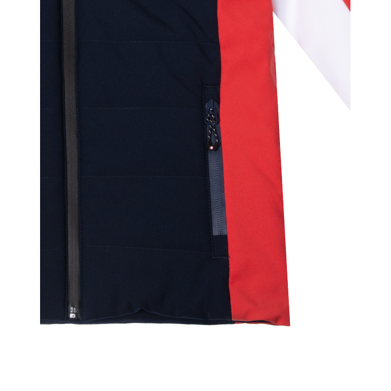 Odkrijte otroško smučarsko jakno AULP Chaka Flame Red – izredno lahko, zračno in vodoodporno (10K/10K). Z lycra rokavi, odprtinami za palce in snemljivo kapuco nudi popolno zaščito in svobodo gibanja na snegu. Idealna izbira za aktivne malčke!