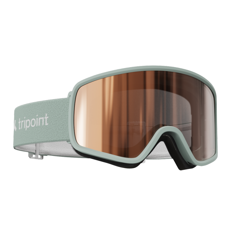 Otroška smučarska očala TRIPOINT 113 z dvojno anti-fog lečo, 3-slojno peno in silikonskim trakom za varen oprijem. Jasna vidljivost in udobje za male smučarje – AS Sport Outlet.