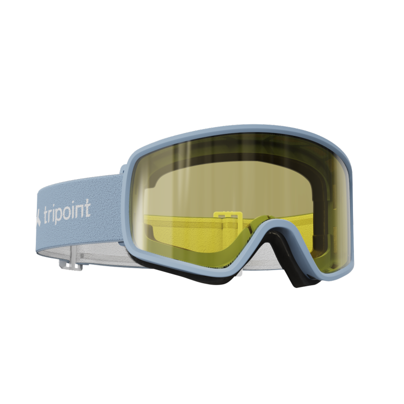 Otroška smučarska očala TRIPOINT 113 z dvojno anti-fog lečo, 3-slojno peno in silikonskim trakom za varen oprijem. Jasna vidljivost in udobje za male smučarje – AS Sport Outlet.