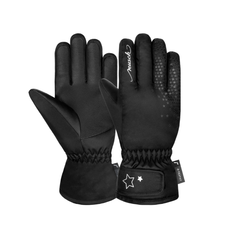 Naj bodo male roke tople in suhe! Otroške smučarske rokavice Reusch Alice R-TEX® XT BK nudijo vrhunsko zaščito pred snegom, vetrom in mrazom. Vodoodporne, tople in udobne – popolne za mlade smučarke. Odkrij kolekcijo Reusch pri AS Sport Outlet!