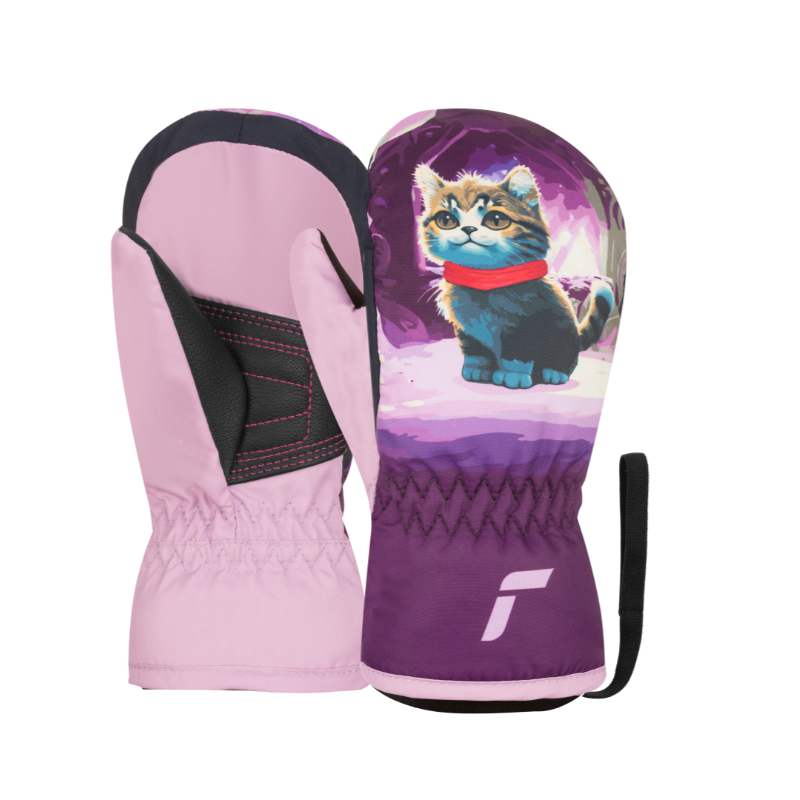 Prikupne otroške smučarske rokavice Reusch Scottie Mitten z muckom. Tople, vodoodbojne in udobne palčnike za brezskrbno igro na snegu. AS Sport Outlet.